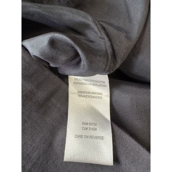 BCBGMaxazria STELLA High Pleated Waist Black Skirt Pockets Emo Goth Coquette - Picture 10 of 12